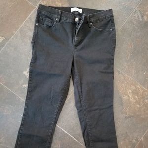 Loft Black Ankle Jeans